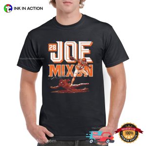 Number 28 Joe Mixon Hurdle Signature Shirt 3