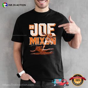 Number 28 Joe Mixon Hurdle Signature Shirt