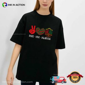 Peace Love Kwanzaa Celebration Unisex T-shirt