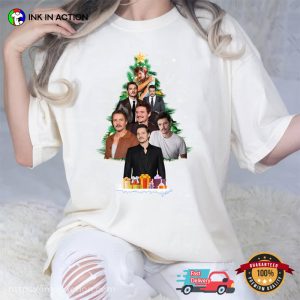 Pedro Pascal Christmas Tree Comfort Colors Shirt