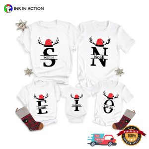 Personalized Christmas Family Uniform Matching T-shirt