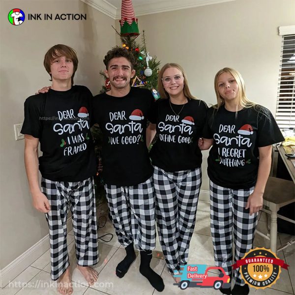 Personalized Dear Santa Matching Family T-Shirt