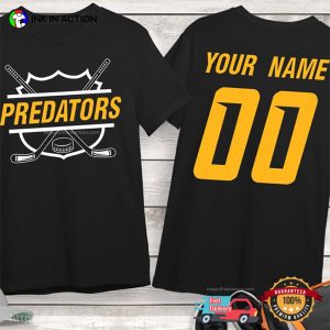 Personalized Predators Hockey Comfort Color Shirt 2