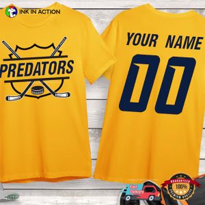 Personalized Predators Hockey Comfort Color Shirt 3