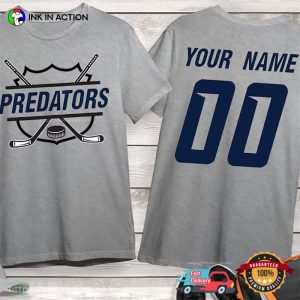 Personalized Predators Hockey Comfort Color Shirt