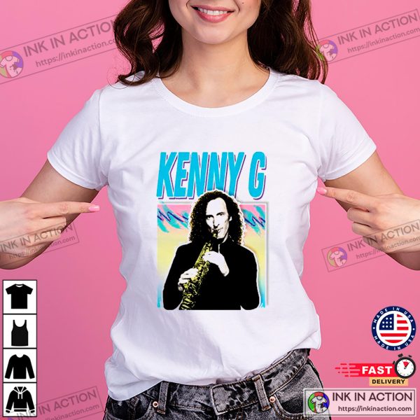 Retro 90s Kenny G Saxophonist T-shirt