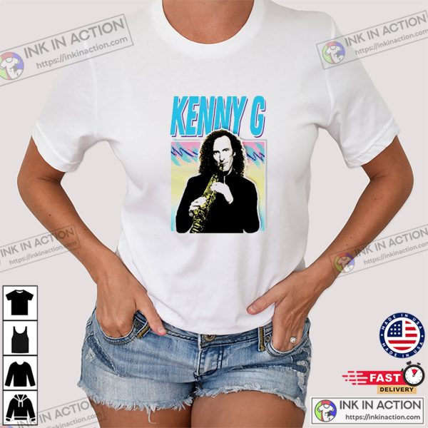 Retro 90s Kenny G Saxophonist T-shirt