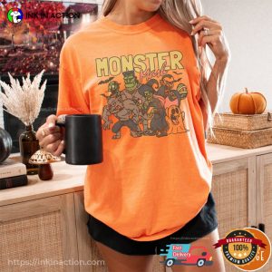 Retro Halloween Monster Mash Comfort Colors T shirt 3