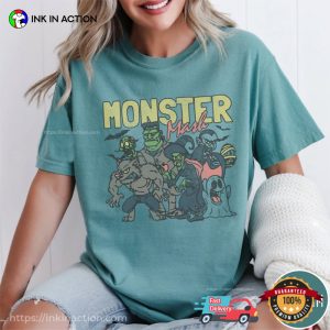 Retro Halloween Monster Mash Comfort Colors T shirt 4