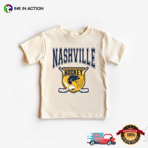 Retro Nashville Hockey Comfort Color Shirt 2