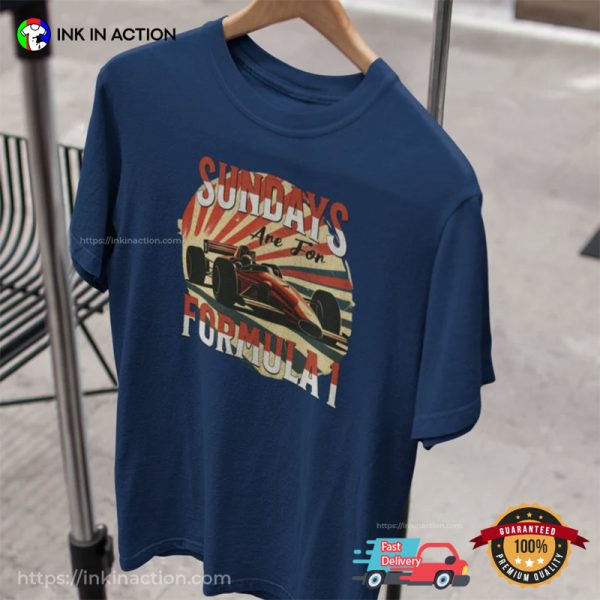 Retro Sundays Are For Formula 1 Comfort Colors T-shirt