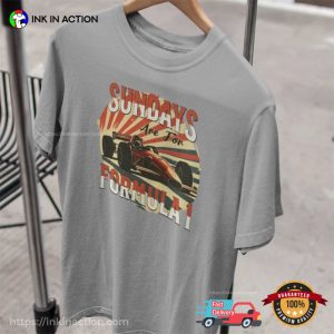 Retro Sundays Are For Formula 1 Comfort Colors T shirt 2