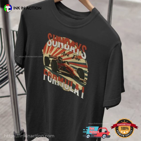 Retro Sundays Are For Formula 1 Comfort Colors T-shirt