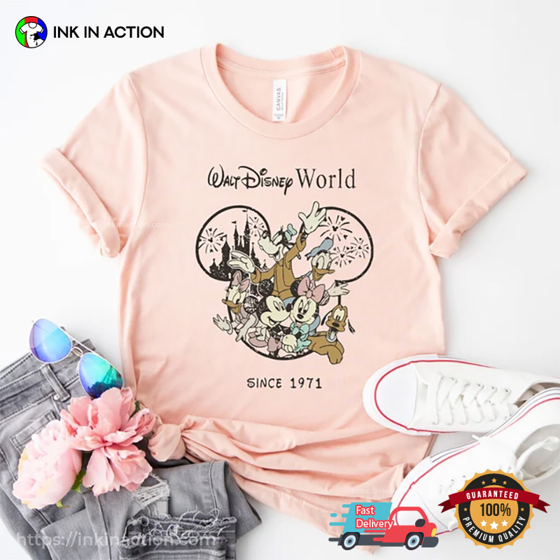 Retro Vintage Walt Disney World Est 1971 Comfort Colors T-shirt