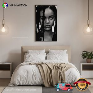 Rihanna Black And White Feminist Poster