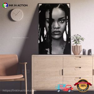 Rihanna Black And White Feminist Poster