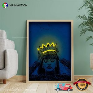 Rihanna Crown Neon Poster 3