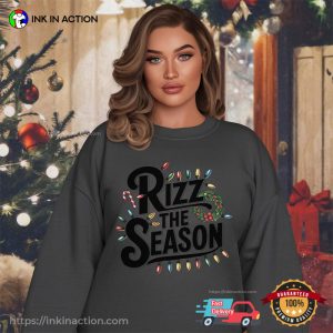 Rizz The Season Retro Christmas T-shirt