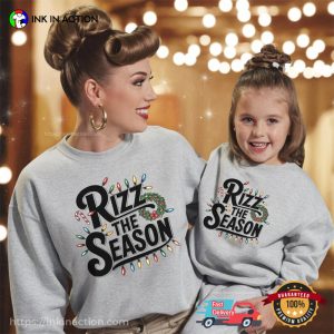 Rizz The Season Retro Christmas T-shirt