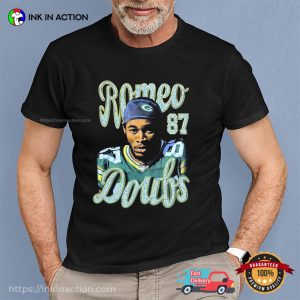 Romeo Doubs 87 NFL Portrait T-shirt