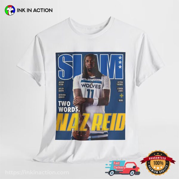 SLAM Two Words Naz Reid T-shirt