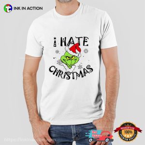 Santa Grinch I Hate Christmas Shirt