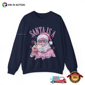 Santa Is a Swiftie Cute Taylor Fan Shirt 3