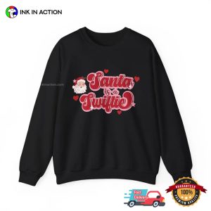 Santa Is A Swiftie Cozy Christmas Shirt