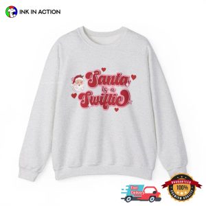 Santa is a Swiftie Cozy Christmas Shirt 2