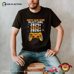 Select Level 2025 New Years Eve Party Gamer Shirt 2