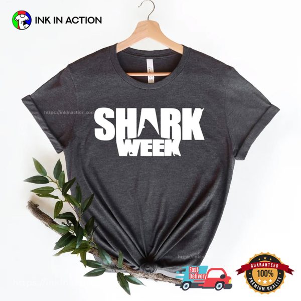 Shark Week Cute Shark Fin Summer Shirt