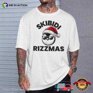 Skibidi Rizzmas Gen Alpha Slang Christmas Penguin T Shirt 2