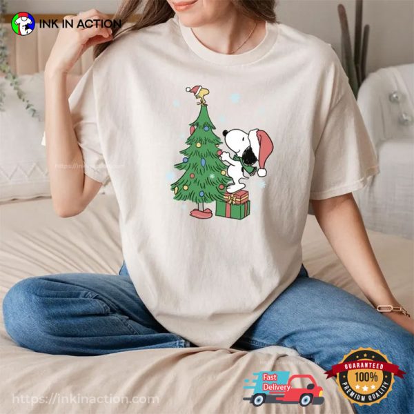 Snoopy Peanuts Christmas Tree Shirt