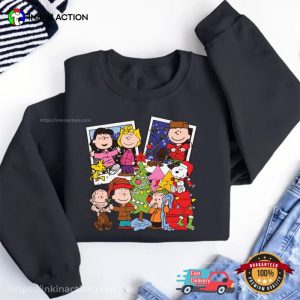 Snoopy Peanuts Family Christmas Photo Shirt