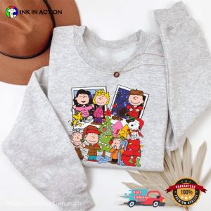 Snoopy Peanuts Family Christmas Photo Shirt