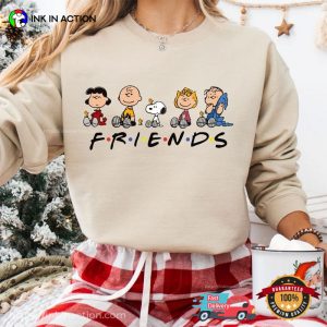 Snoopy With FRIENDS TV Series Christmas Shirt 3