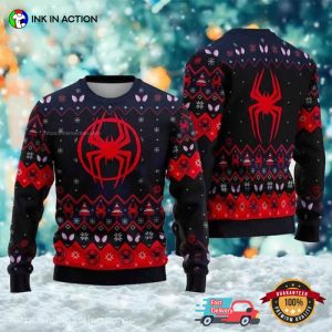 Spider Man Miles Morales Christmas Ugly Sweater