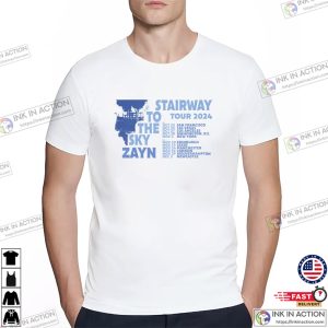 Stairway To The Sky Tour 2024 Schedules, Zayn Solo Concert T-shirt