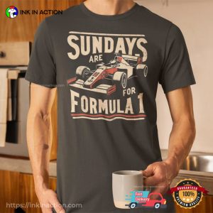 Sundays Are For Formula 1 Retro F1 T-shirt