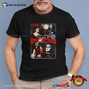 Sweeney Todd Never Forget Never Forgive Classic Horror T-shirt