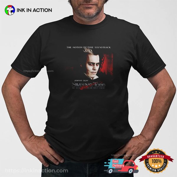 Sweeney Todd The Demon Barber Of Fleet Street 2007 Film T-shirt