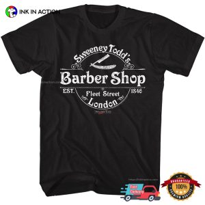 Sweeney Todd's Barber Shop Fleet Street T shirt 4