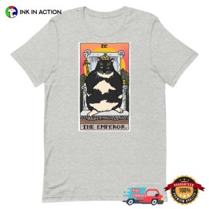 The Emperor Fat Cat Tarot Card Comfort Colors T-shirt