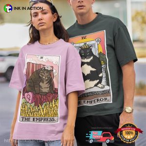 The Emperor Fat Cat Tarot Card Comfort Colors T-shirt