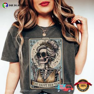 The Happy New Year 2025 Tarot Card Comfort Colors T shirt 2