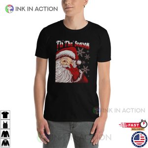 Tis The Season Retro Christmas Tee Shirts