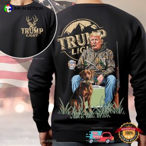 Trump Duck Hunting Trump Light Beer T-shirt