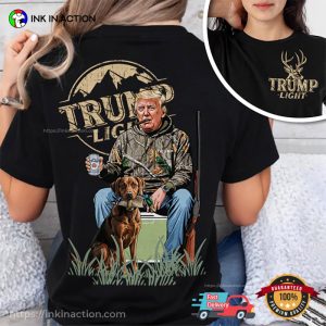 Trump Duck Hunting Trump Light Beer T-shirt