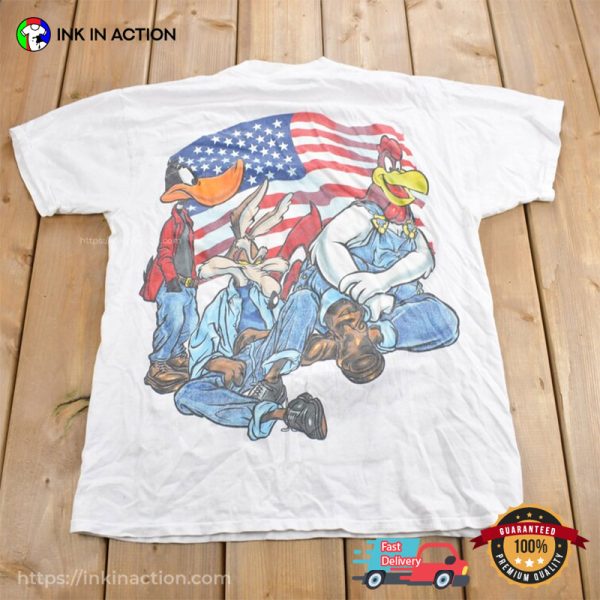 Vintage 1996 USA Looney Tunes Ralph Lauren Theme Cartoon No. 2 T-Shirt