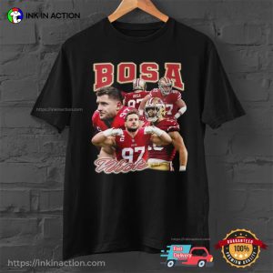 Vintage 90s Nick Bosa Graphic T shirt 1